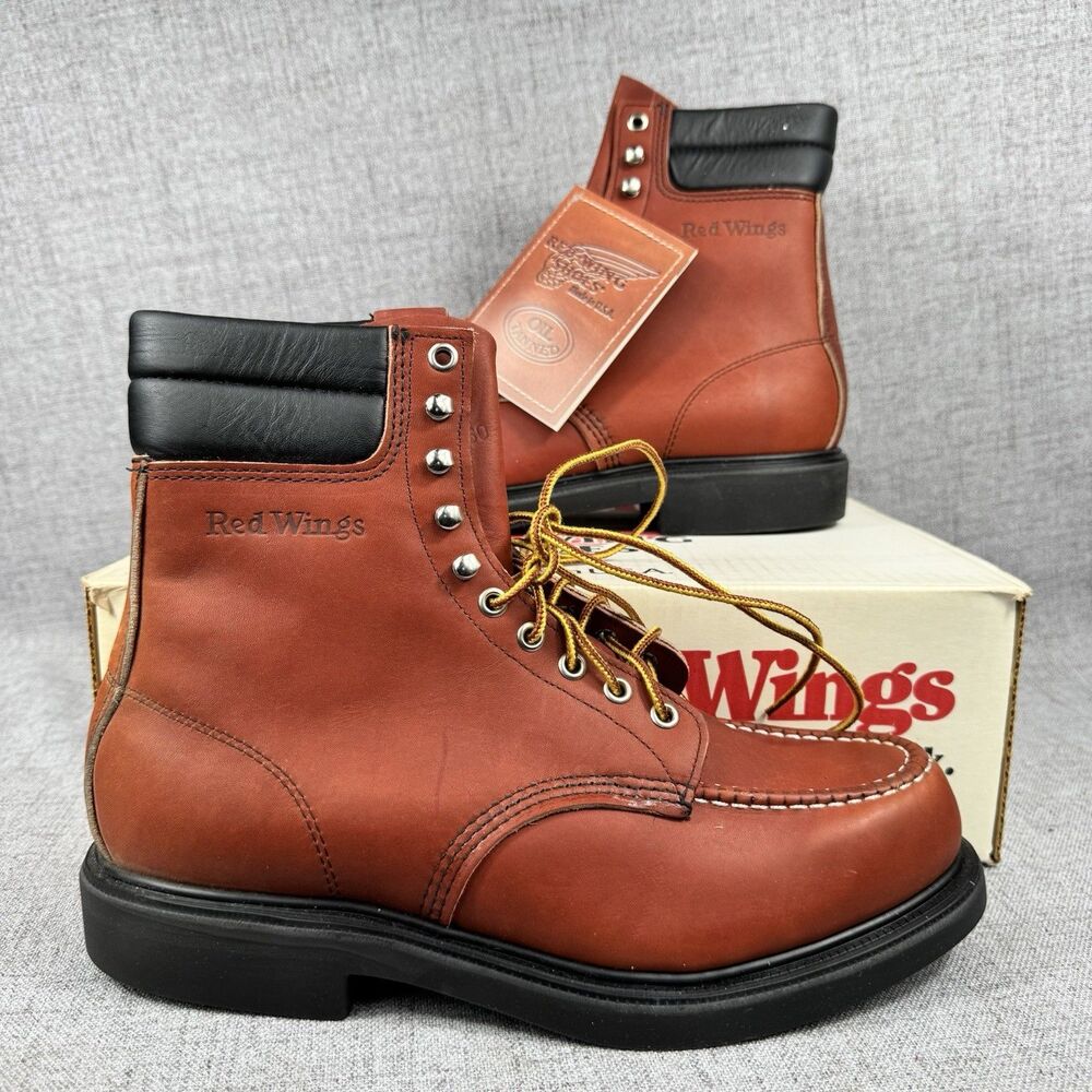 Red Wing Boots Men's 10 E 404 Supersole Leather Work